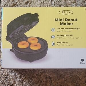 Bella Mini Donut Maker - Black
